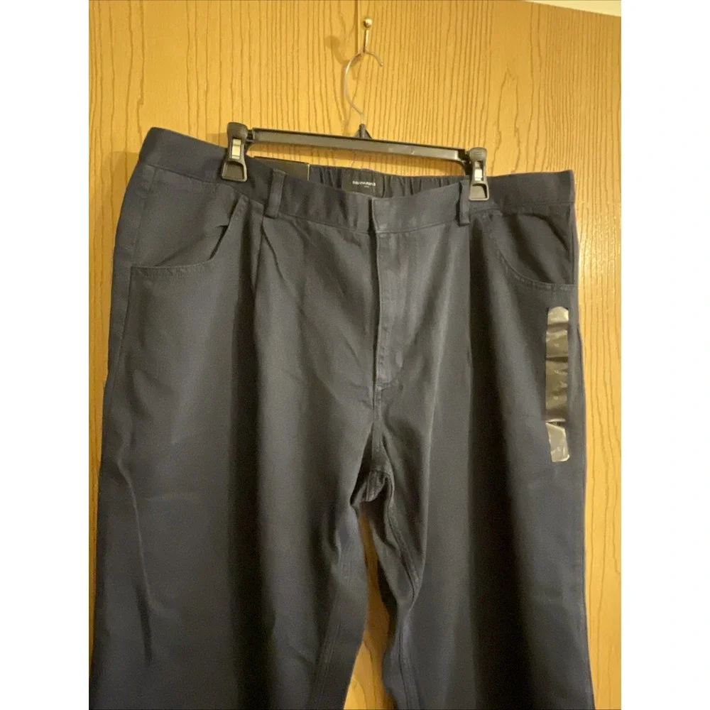 Men's Banana Republic Jeans Elastic Waist Pockets Navy Blue Size XL